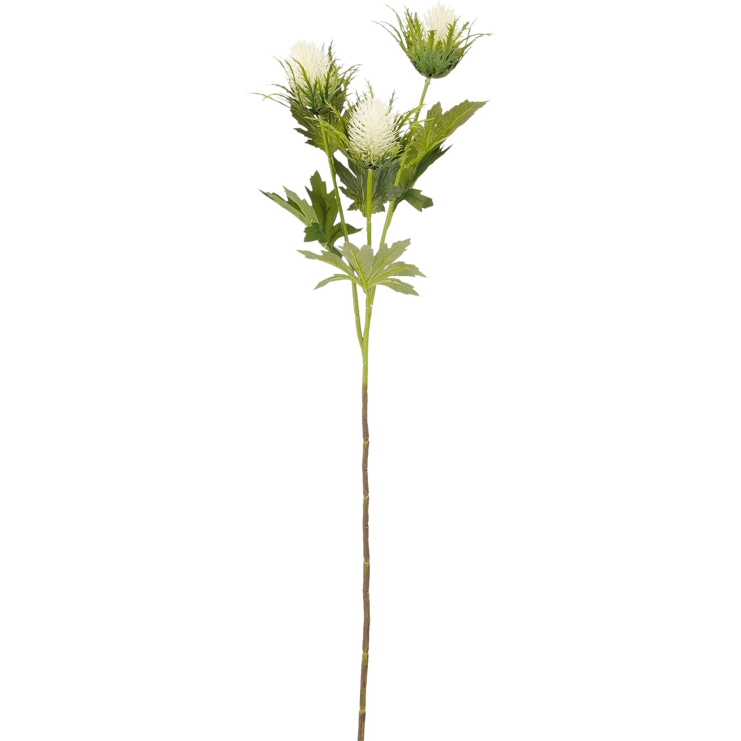 Mica Decorations Umělá větvička bodlák, modrá, 67 cm