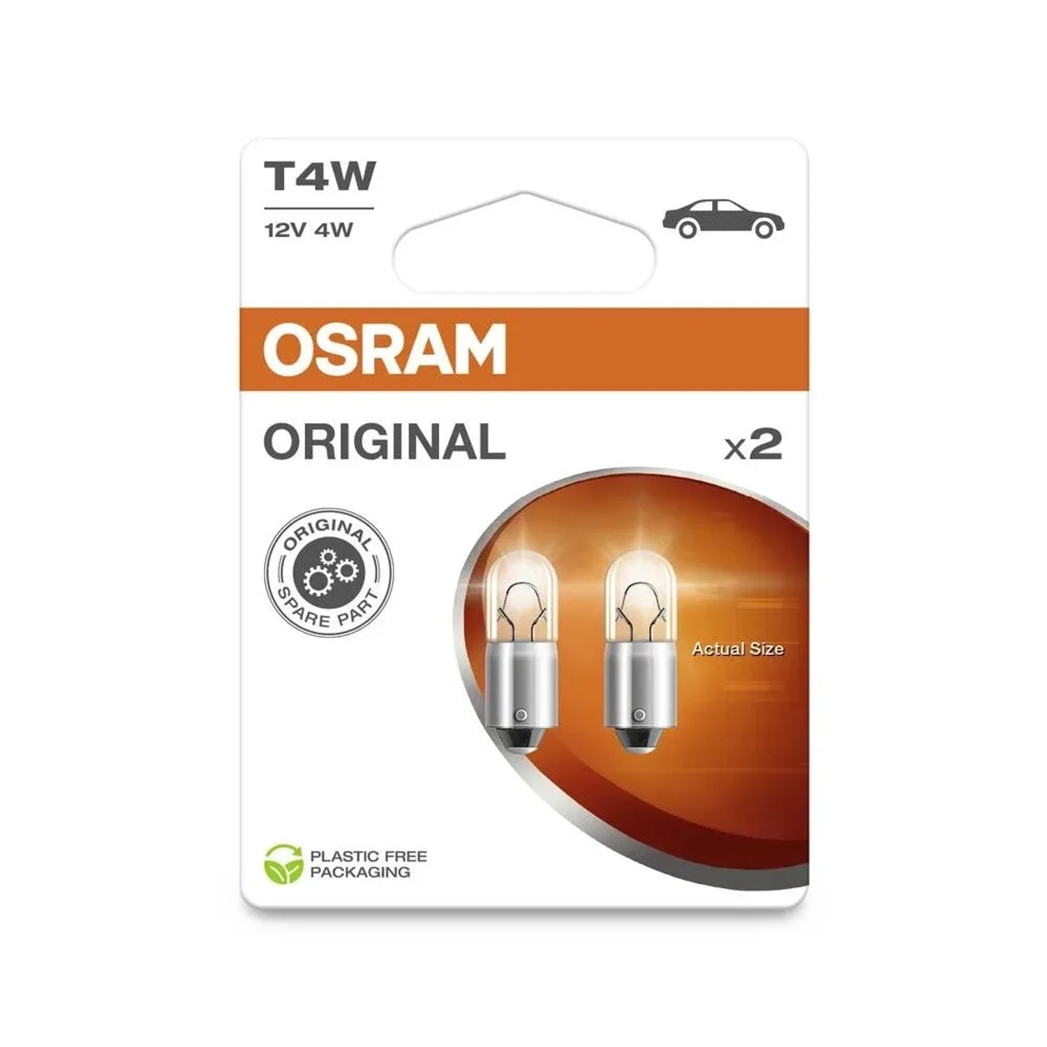 OSRAM Signální žárovka Original Line T4W, 12V , 4W, 2 ks