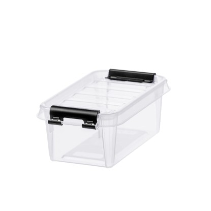 SmartStore Skladovací box Classic s víkem, transparentní, 9 x 15 x 6 cm, 0,3 l