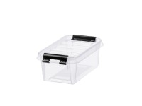 SmartStore Skladovací box Classic s víkem, transparentní, 9 x 15 x 6 cm, 0,3 l