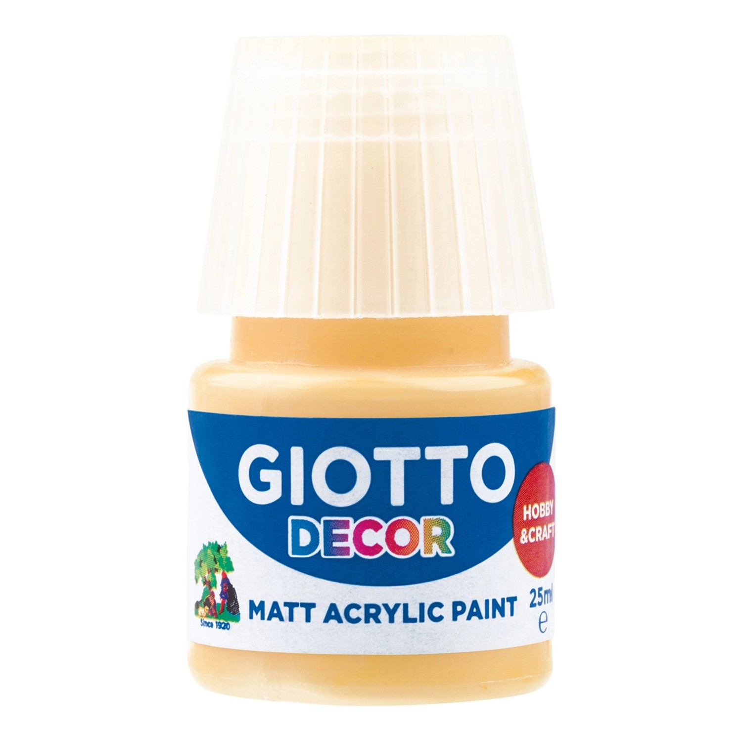 GIOTTO Akrylová barva Decor Acrylic MATT zlatožlutá, 25 ml