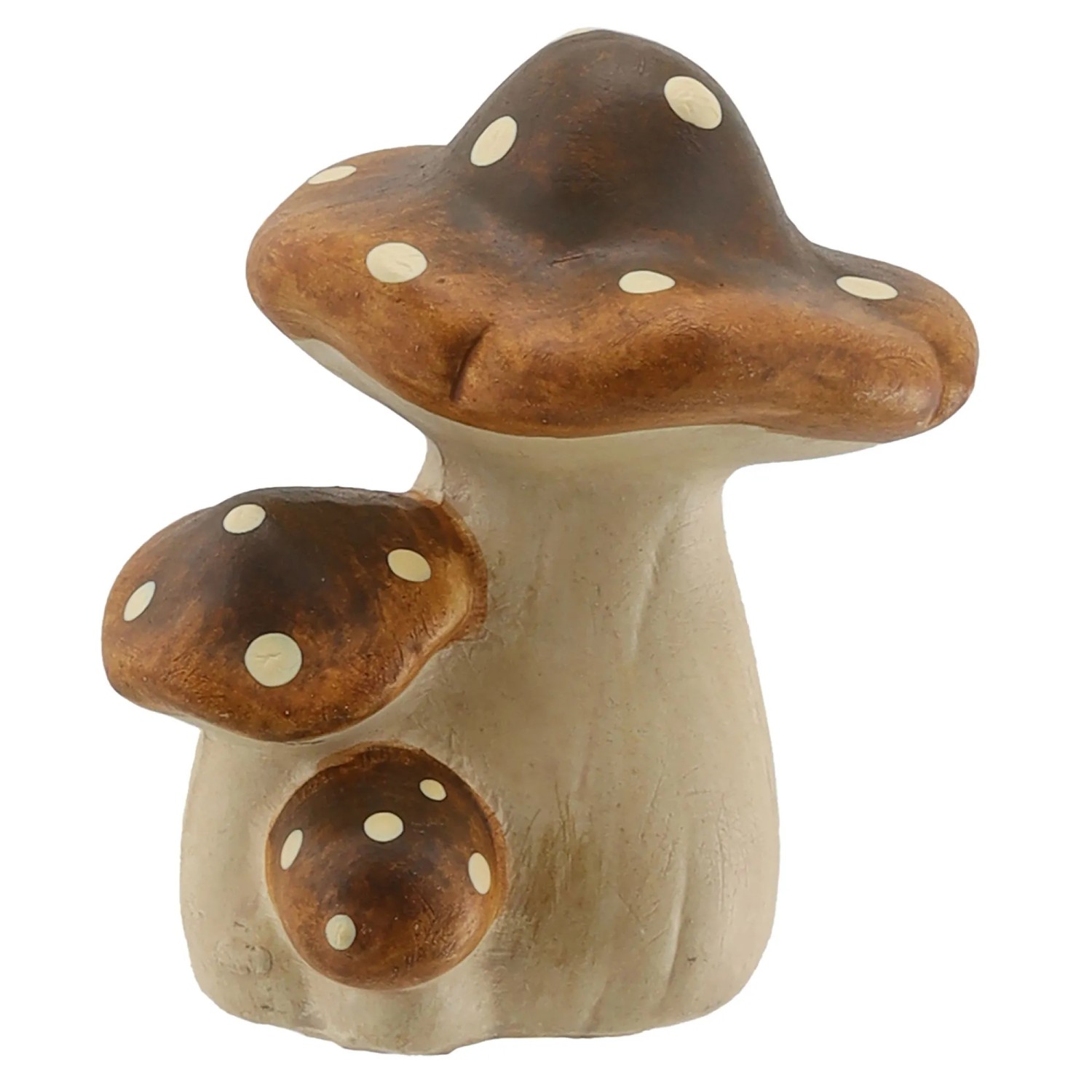 Keramická houba, hnědá, 8 cm