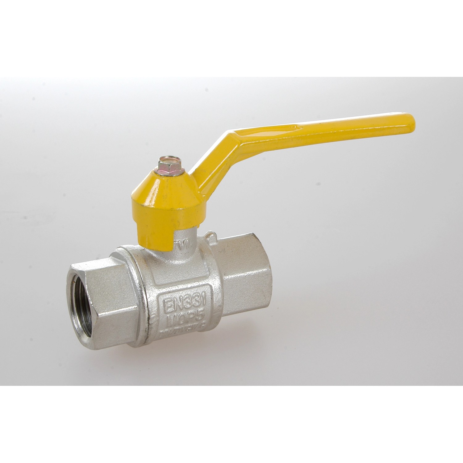 Plnoprůtokový kulový plynový kohout 1/2", páčka