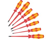 Wera Sada zúžených izolovaných šroubováků Kraftform Plus 160 iSS/7, 7dílná