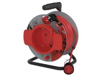 EMOS PVC prodlužovací kabel na bubnu poh.střed, 1 zás., H05VV-F3G 1,5 mm2, 25 m EMOS PVC prodlužovací kabel na bubnu poh.střed, 1 zás., H05VV-F3G 1,5 mm2, 25 m