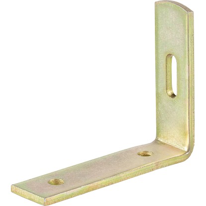 Nastavitelný úhelník, žlutě pozinkovaný, 80 mm x 60 mm x 20 mm