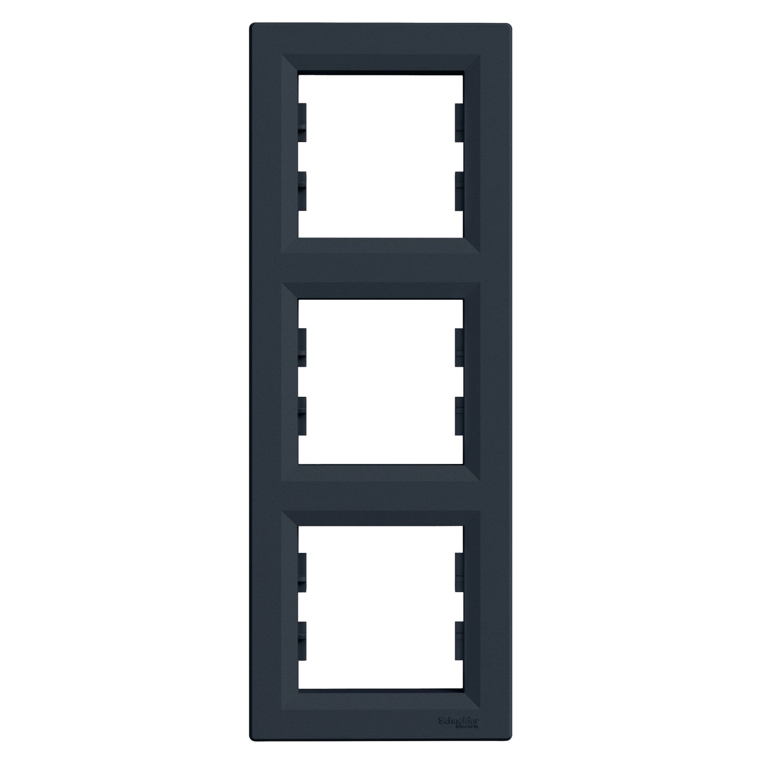 Schneider Electric Krycí rámeček 3-násobný vertikální Asfora, antracit
