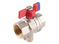 Ferro Kulový plnoprůtočný kohout KFPMT1 s připoj na čidla, motýlek MM 1/2