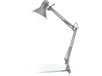 EGLO Lampa na psací stůl šedá
