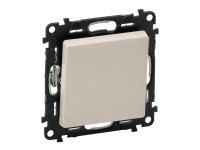 Legrand Tlačítko s přepínacím kontaktem Valena Life, 6 A - 250 V, béžové