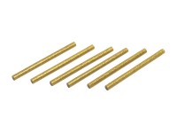 LUX-TOOLS Lepicí patrony zlaté 12 ks, pr. 7 mm