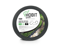 HOBIT garden Zahradní obrubník DELTA FLEX černý 4 cm x 10 m + 20 kotvících hřebů