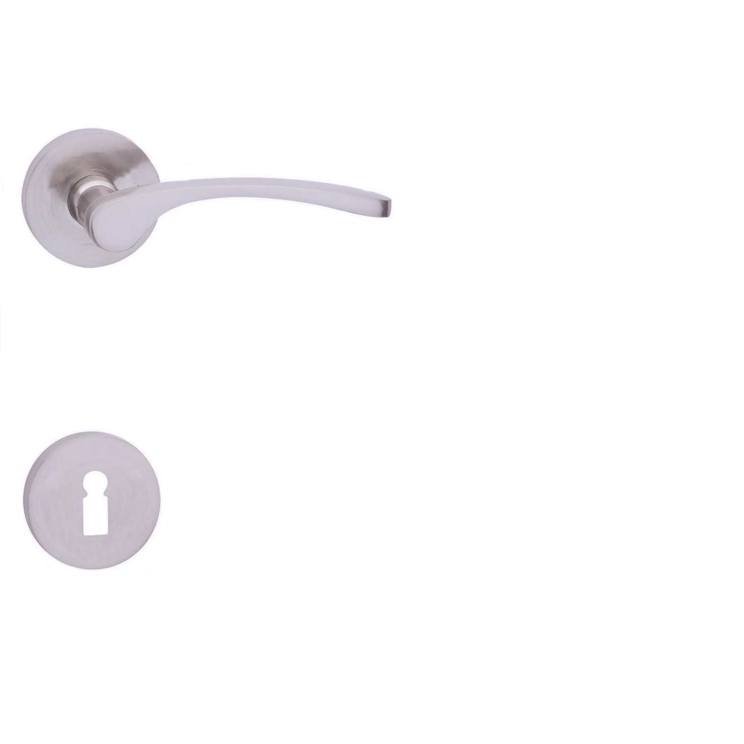 Cobra Rozetové dveřní kování LAURA-R BB, lesklý chrom