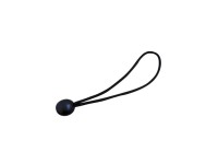 Stahovací úchyt Ball bungee s kuličkou černý 4 ks