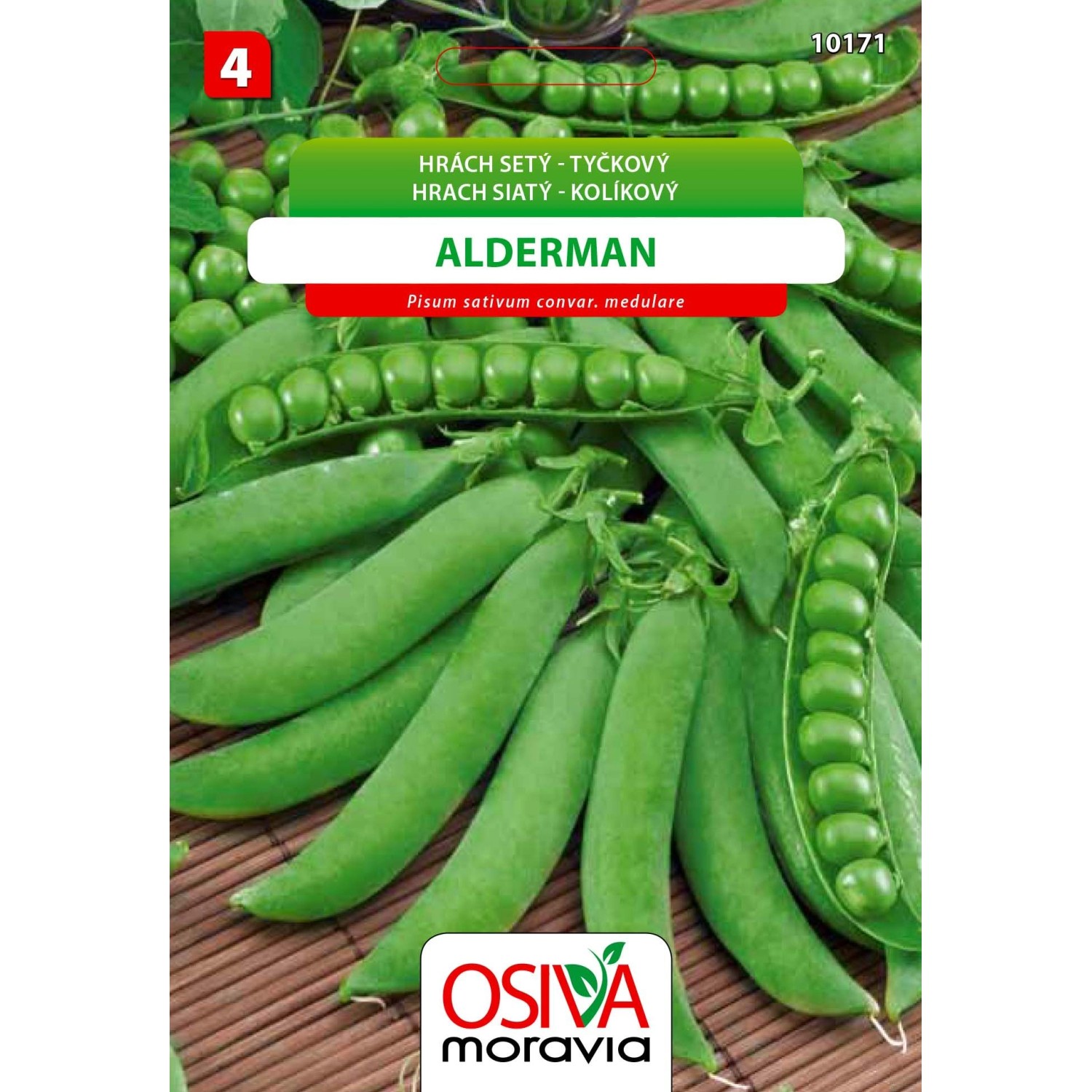 Semínka Hrách setý tyčkový Alderman (Pisum sativum convar. medulare)