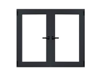 TeraGlass Plastové okno dvoukřídlé 4-komorové, 2-sklo antracitové 1200x1200x60mm TeraGlass Plastové okno dvoukřídlé 4-komorové, 2-sklo antracitové 1200x1200x60mm