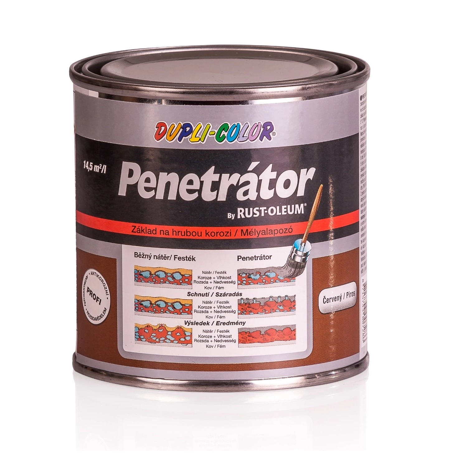 DUPLI-COLOR Penetrátor koroze Alkyton, červenohnědá, 250 ml