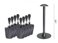 Vaky na napnutí ochranného krytu na zahradní nábytek, 8 ks