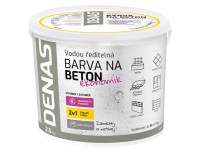 DENAS Vodou ředitelná barva na beton BETON ekonomik 0110 šedá 2,5 kg