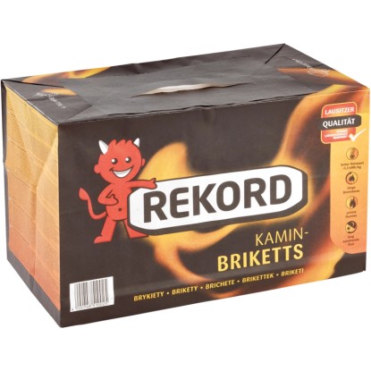 Rekord Uhelné brikety 10 kg, v papírovém obalu