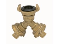 LUX-TOOLS Mosazný bajonetový rozbočovač 2x 26,4 mm (3/4