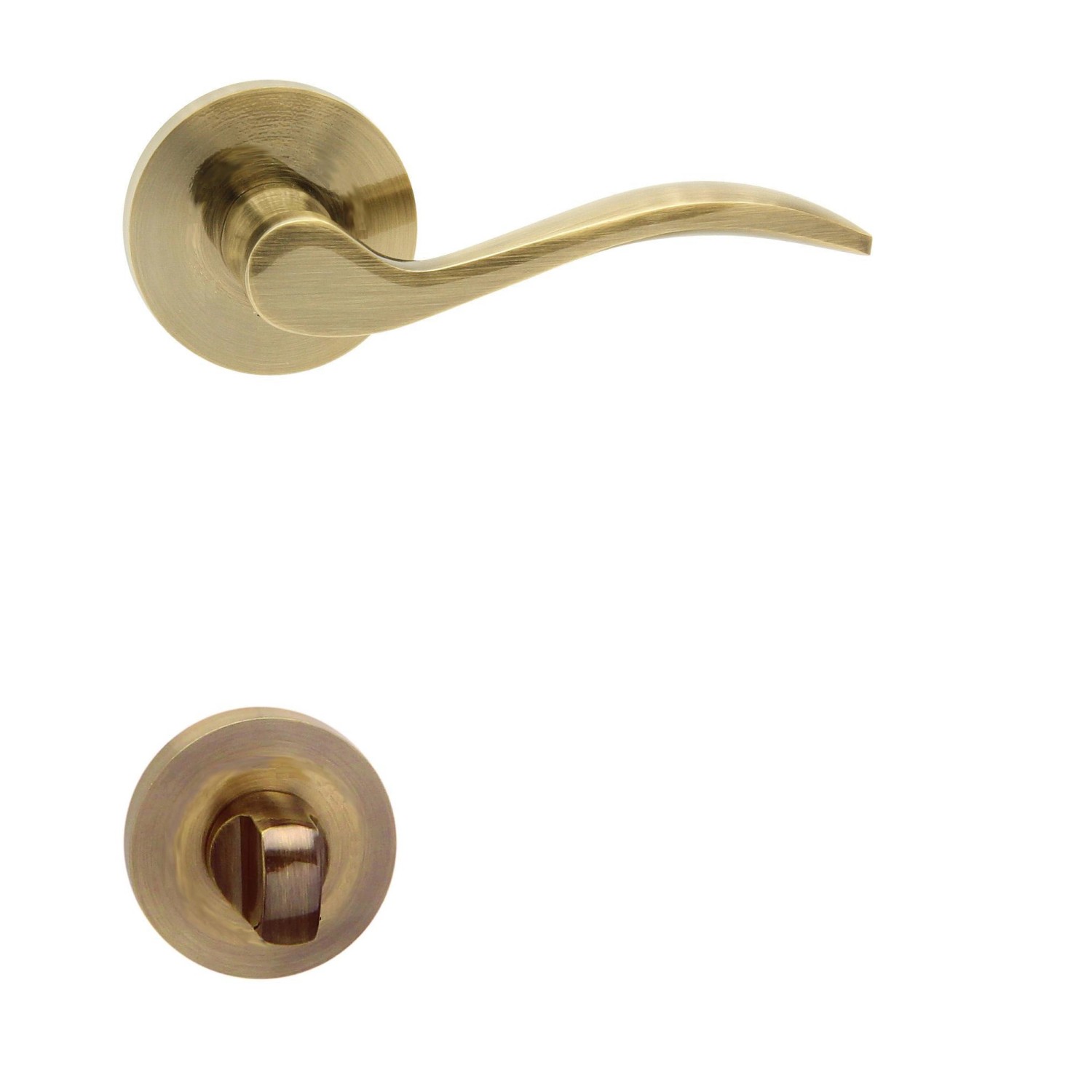 Cobra Rozetové kování Kristina - R WC, česaný bronz