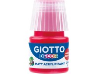 GIOTTO Akrylová barva Decor Acrylic MATT červená, 25 ml GIOTTO Akrylová barva Decor Acrylic MATT červená, 25 ml