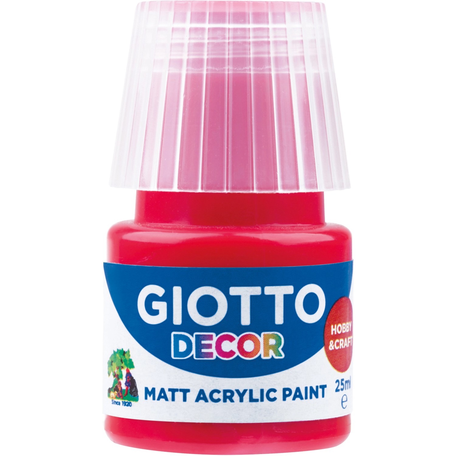 GIOTTO Akrylová barva Decor Acrylic MATT červená, 25 ml