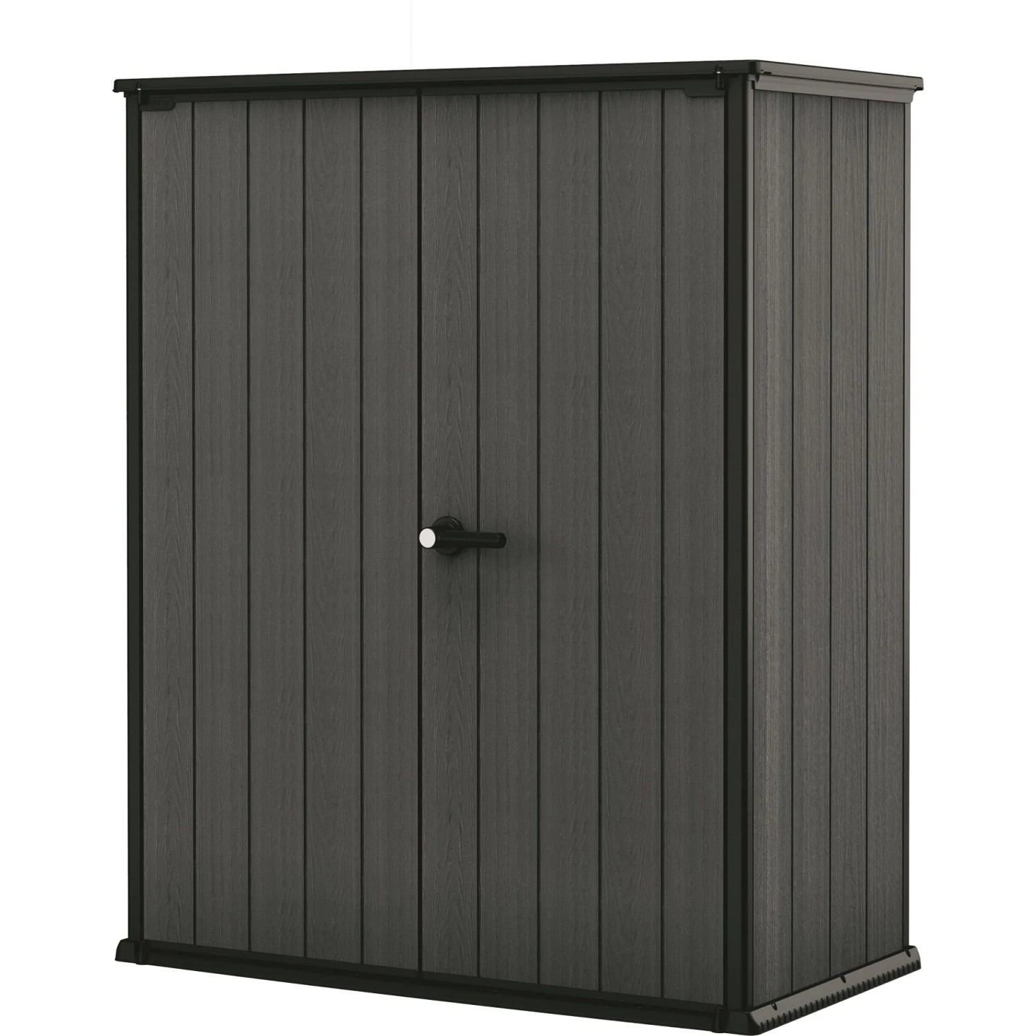 KETER Zahradní skříň Cortina Alto, šedá, 140 x 73,6 x 170,4 cm