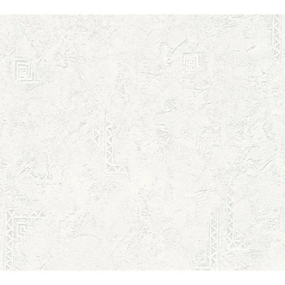 A. S. Creation Přetíratelná vliesová tapeta Meistervlies Creativ bílá 321411