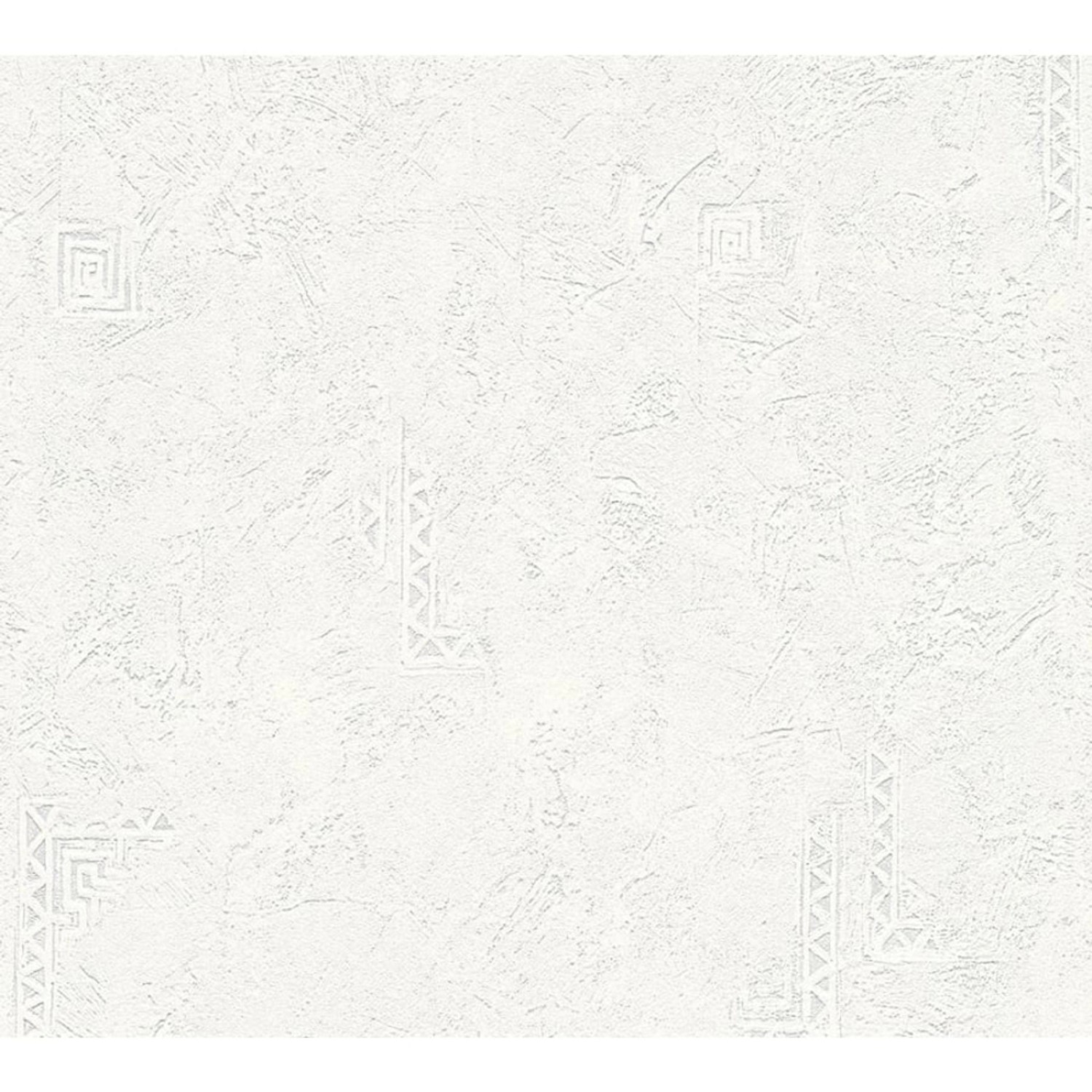 A. S. Creation Přetíratelná vliesová tapeta Meistervlies Creativ bílá 321411