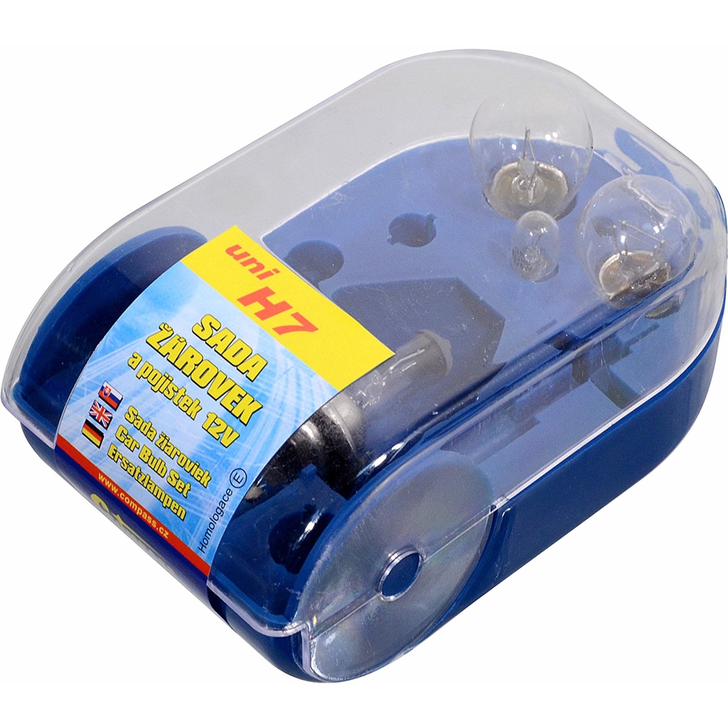 Compass Autožárovky 12 V servisní box UNI H7