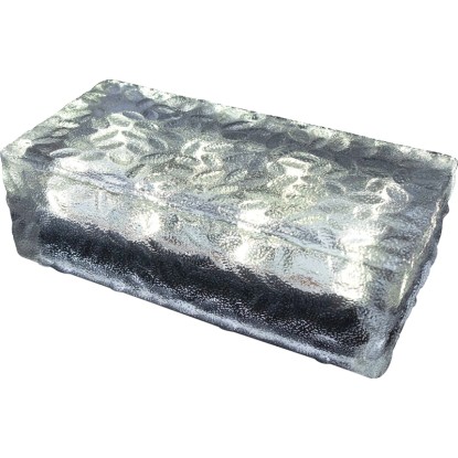 Fuchs solární dlažební kámen, teplá bílá, 19,6x9,6x6cm. Solární dlažba pro zahradu a terasu.