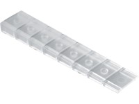 Hettich Podkládací klín oddělitelný 20 mm x 100 mm plastový průhledný, 4 ks