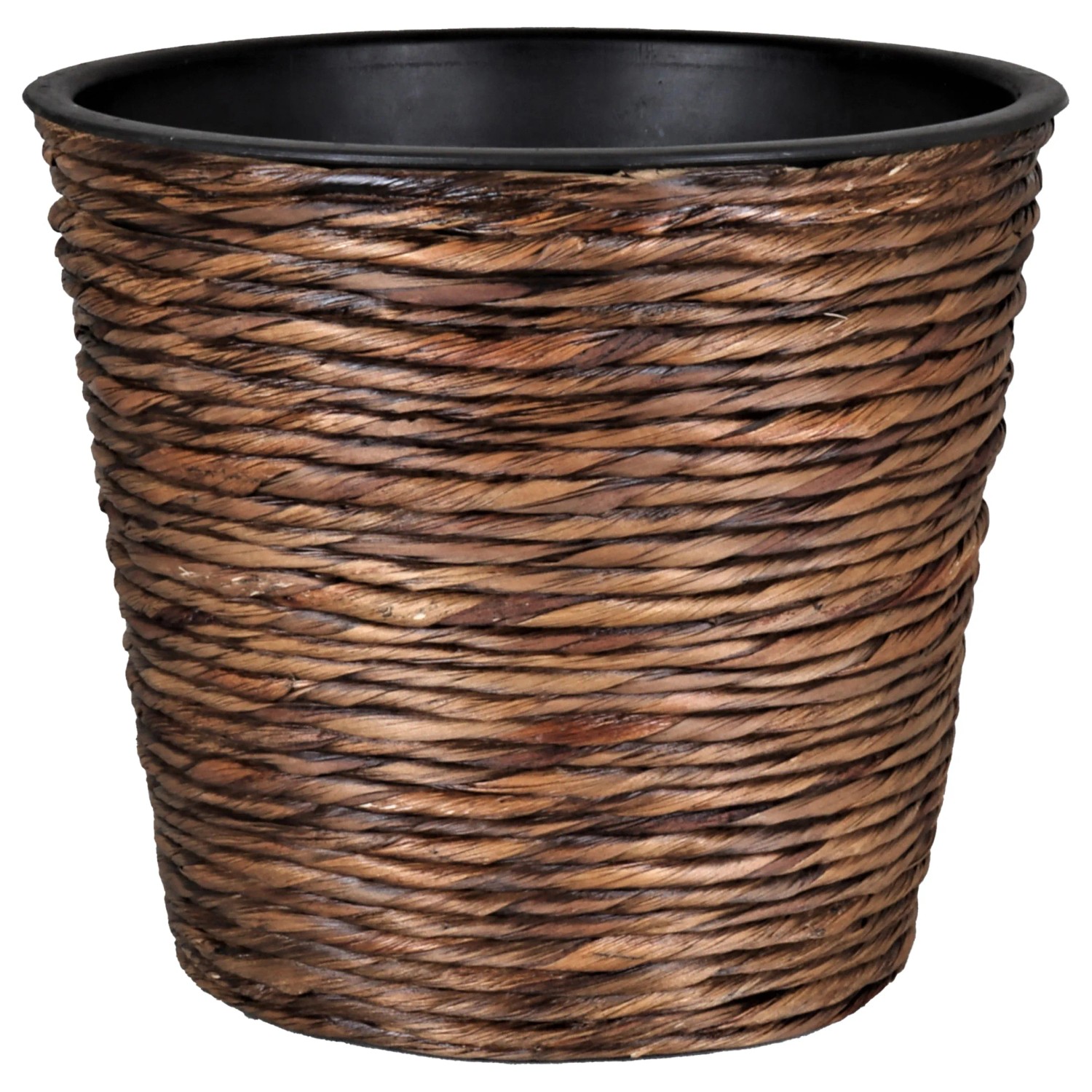 A.H.G. Květináč z vodního hyacintu hnědý pr. 16 x 14 cm