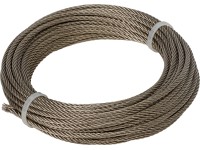 LUX-TOOLS Drátěné lano nerezová ocel, pr. 3 mm x 10 m