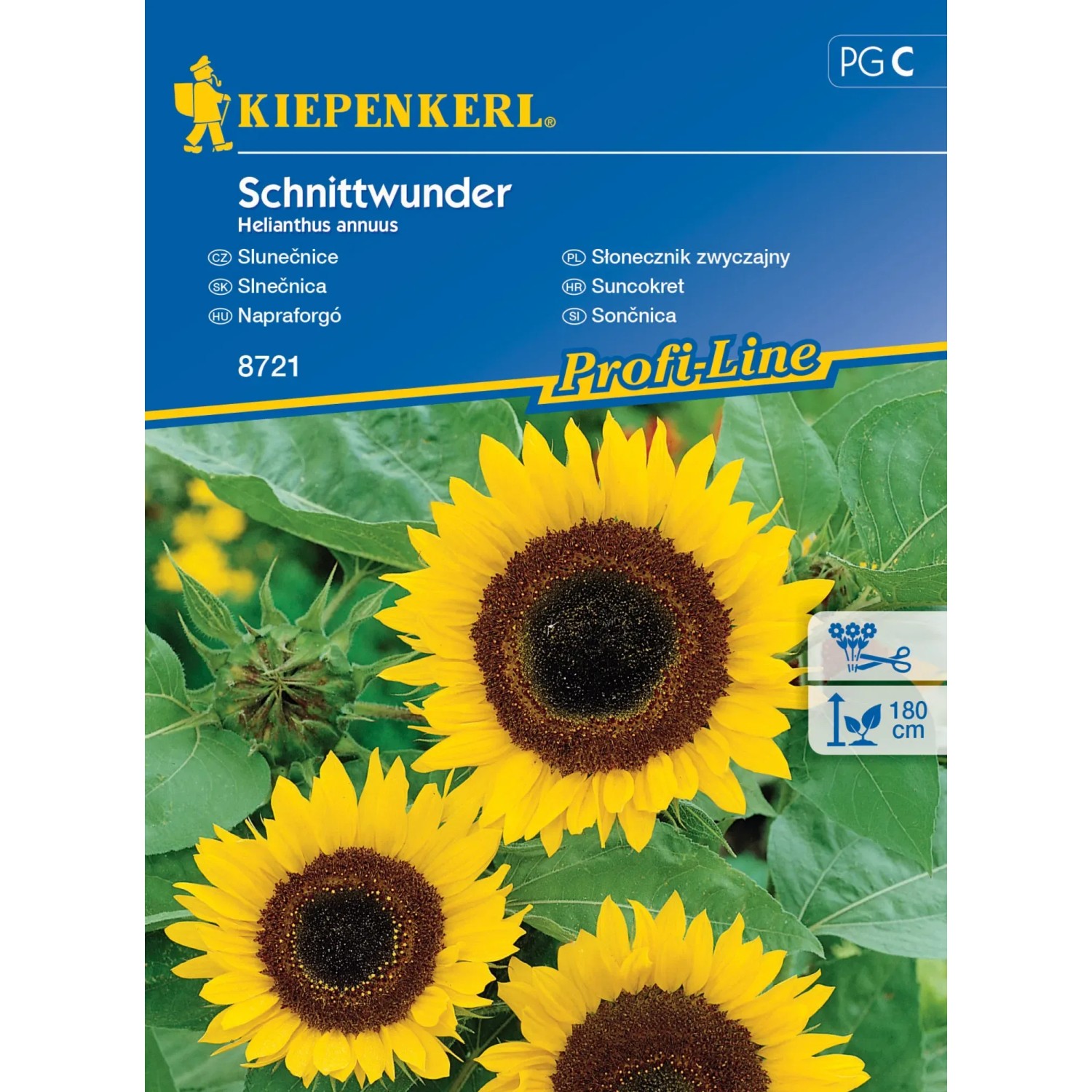 Kiepenkerl Semínka Slunečnice Schnittwunder