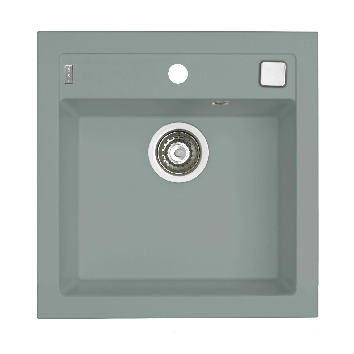 Alveus Granitový dřez Formic 20, beton, 52 x 51 cm