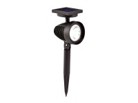 OBI LED solární bodové svítidlo Trimo, černé, 20 lm, 38 x 11,7 x 9 cm