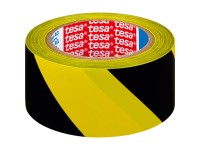 tesa Vyznačovací lepicí PVC páska Professional 60760, žlutočerná, 33 m x 50 mm