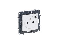 Legrand Zásuvka 2P + T s USB-C nabíječkou 7,5 W Valena Life, bílá