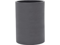 Květináč z materiálu fiberstone tmavě šedá pr. 33 x 48 cm