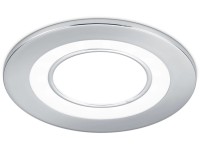 Trio Vestavné LED svítidlo Core chrom pr. 80 mm
