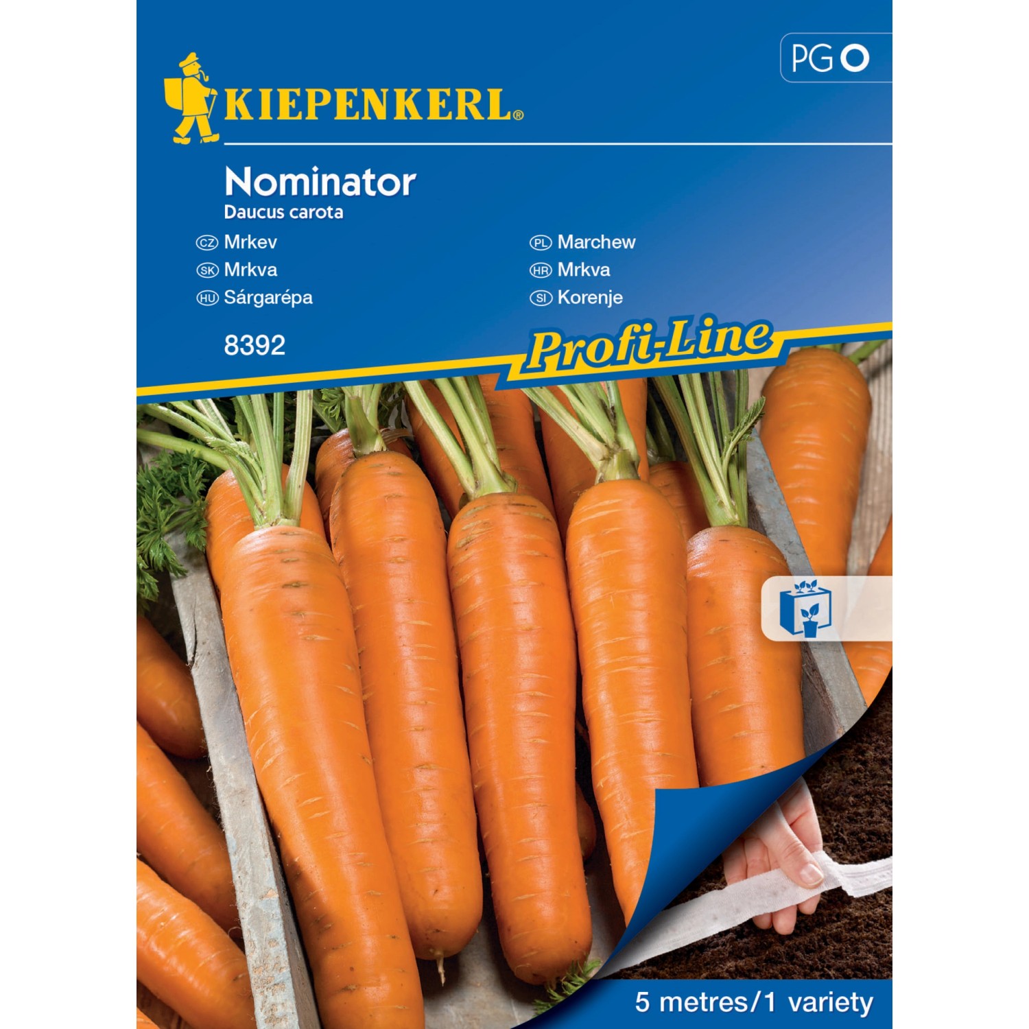 KIEPENKERL Mrkev (Daucus carota ssp. sativus) Nominator, F1