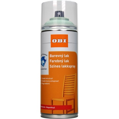 OBI Lak ve spreji vysoce lesklý šalvějová zelená 400 ml