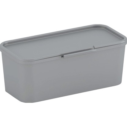 Úložný box Divider Low s víkem šedý