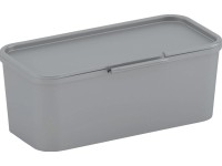 Úložný box Divider Low s víkem šedý