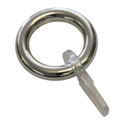 Gardinia Kroužky pro vitrážní a kavárenské tyčky, chrom, 10 ks