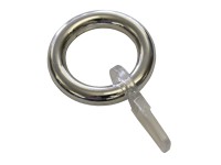 Gardinia Kroužky pro vitrážní a kavárenské tyčky, chrom, 10 ks