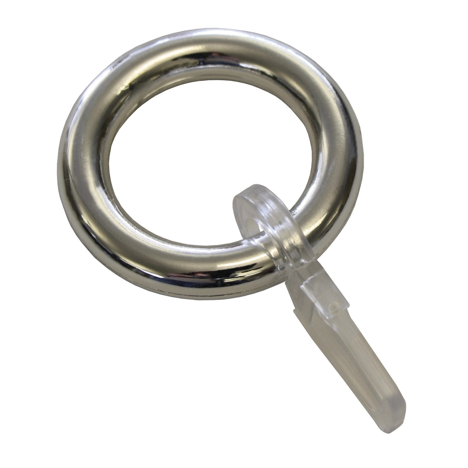 Gardinia Kroužky pro vitrážní a kavárenské tyčky, chrom, 10 ks